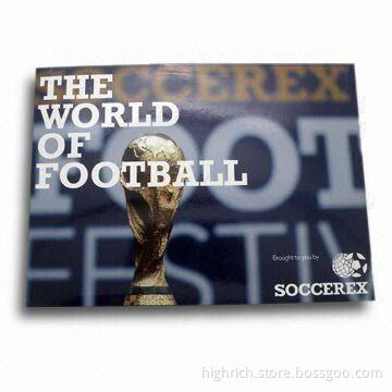 3.5-inch LCD Video in Print Video Greeting Cards for Sports Advertising and 2GB Capacity
